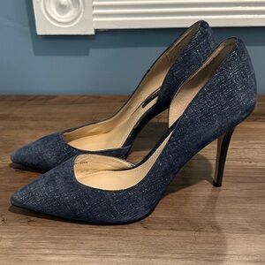 White House Black Market Blue Pumps